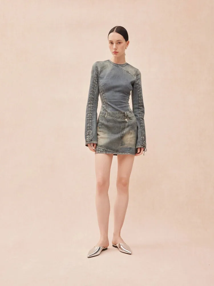 Allie Metallic Pointed Toe Mules