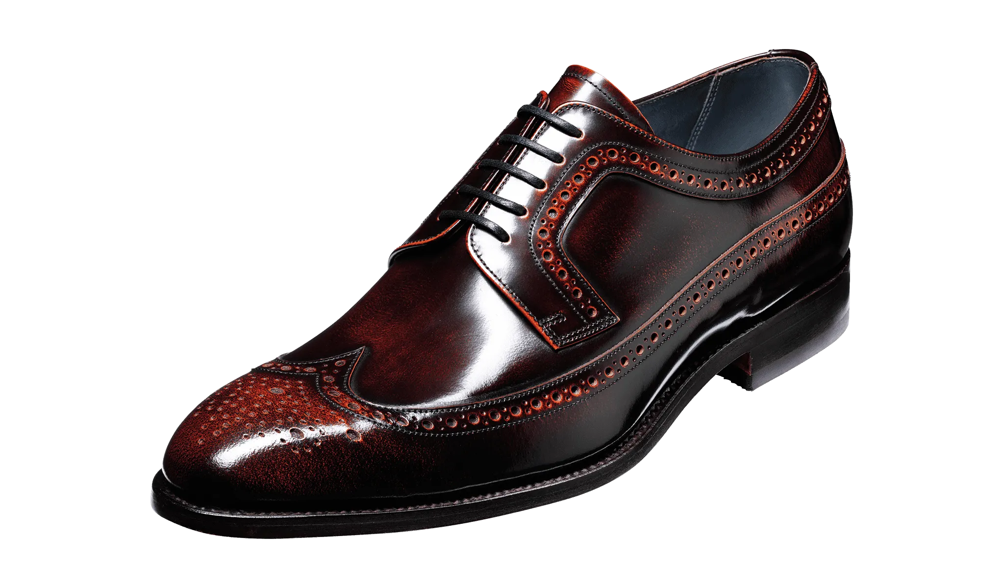 Barker Woodbridge - Brandy Hi-Shine, Brogue, Derby
