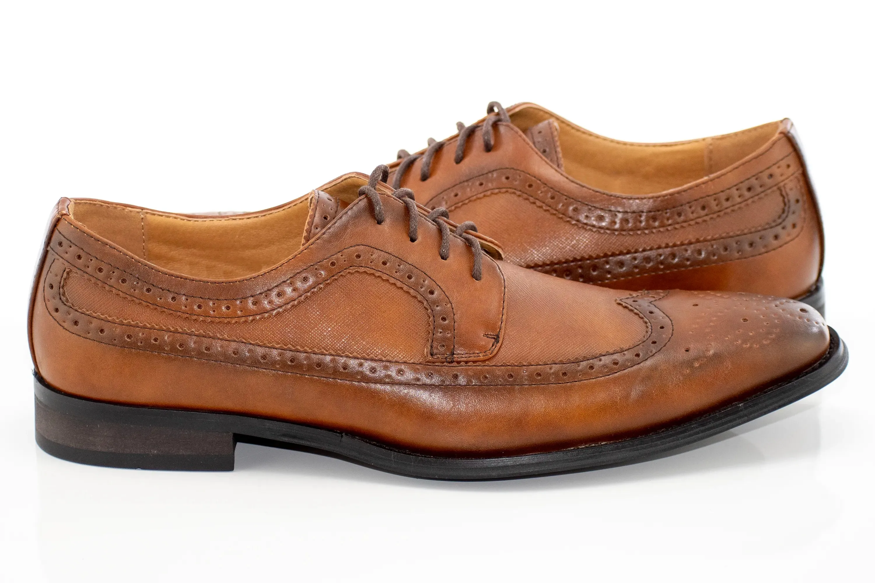 Brown Derby Wingtip Lace-Up