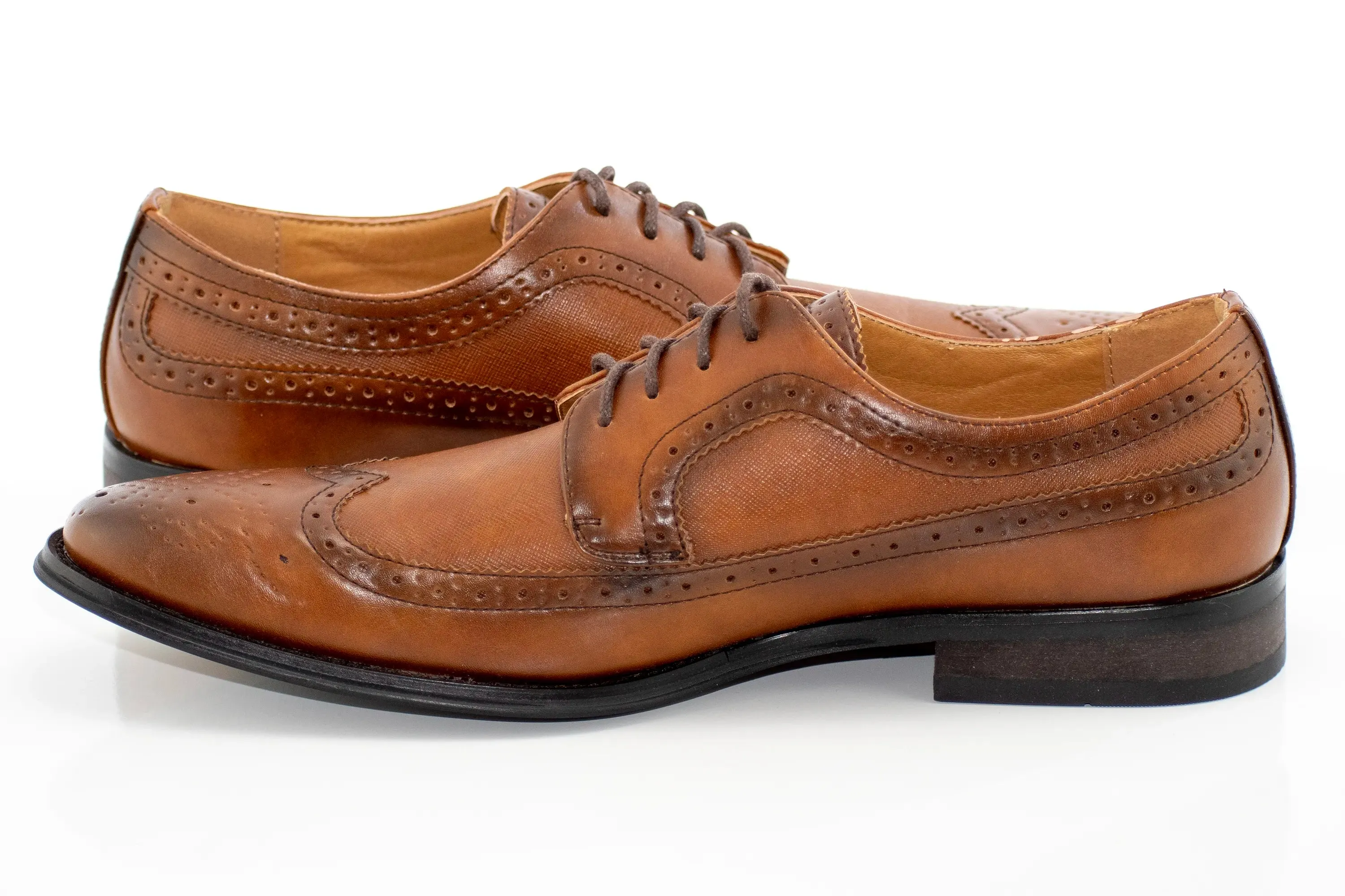 Brown Derby Wingtip Lace-Up