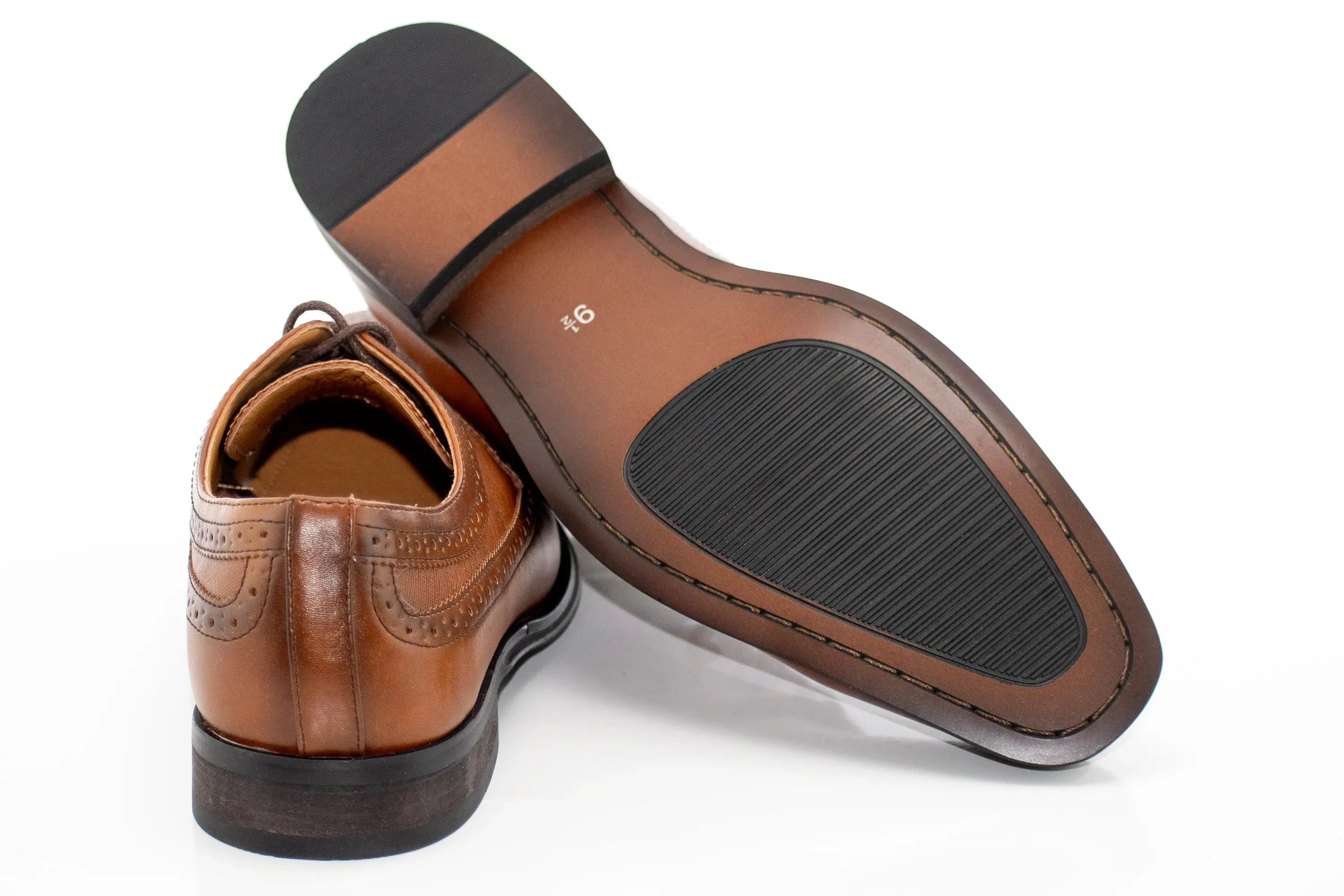 Brown Derby Wingtip Lace-Up