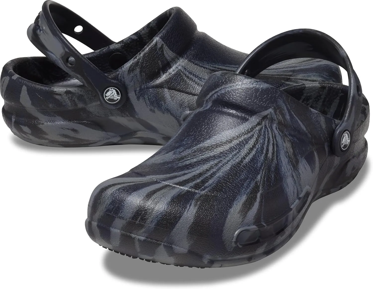 Crocs Unisex-Adult Bistro Graphic Clogs, Slip Resistant Work Shoes