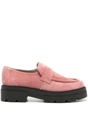FABIANA FILIPPI - suede slip-on loafers