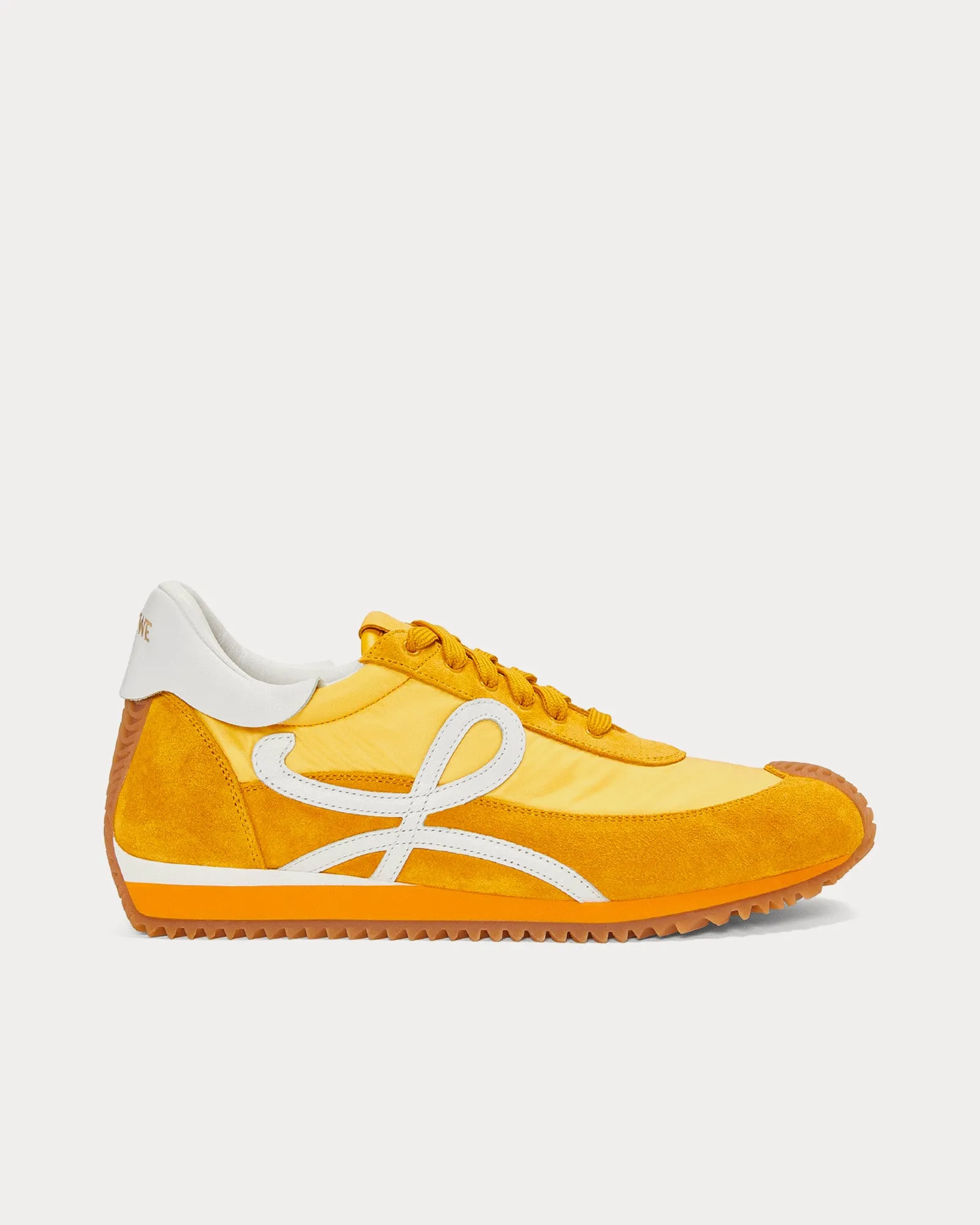 Flow Runner Nylon & Suede Facade Low Top Sneakers