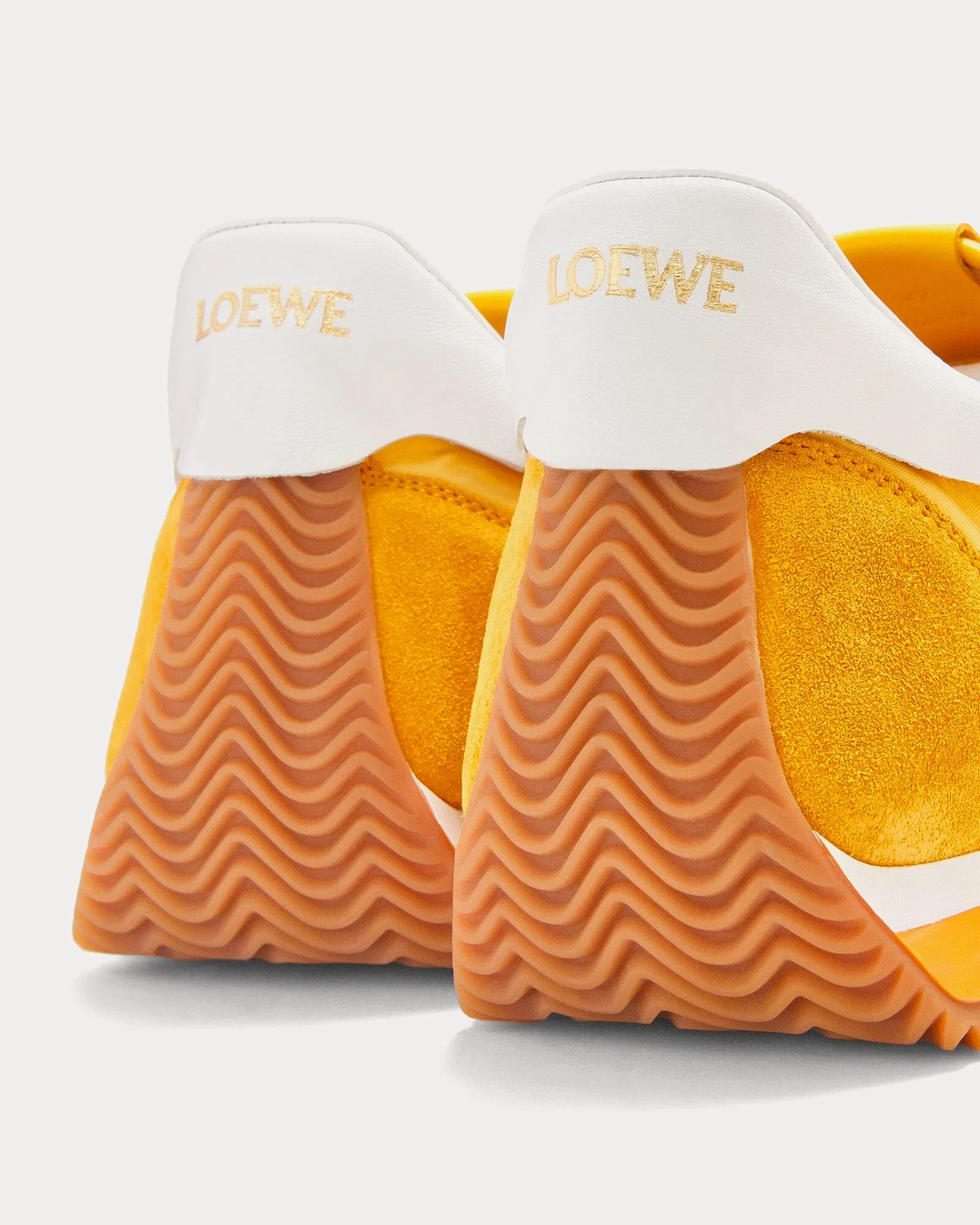Flow Runner Nylon & Suede Facade Low Top Sneakers