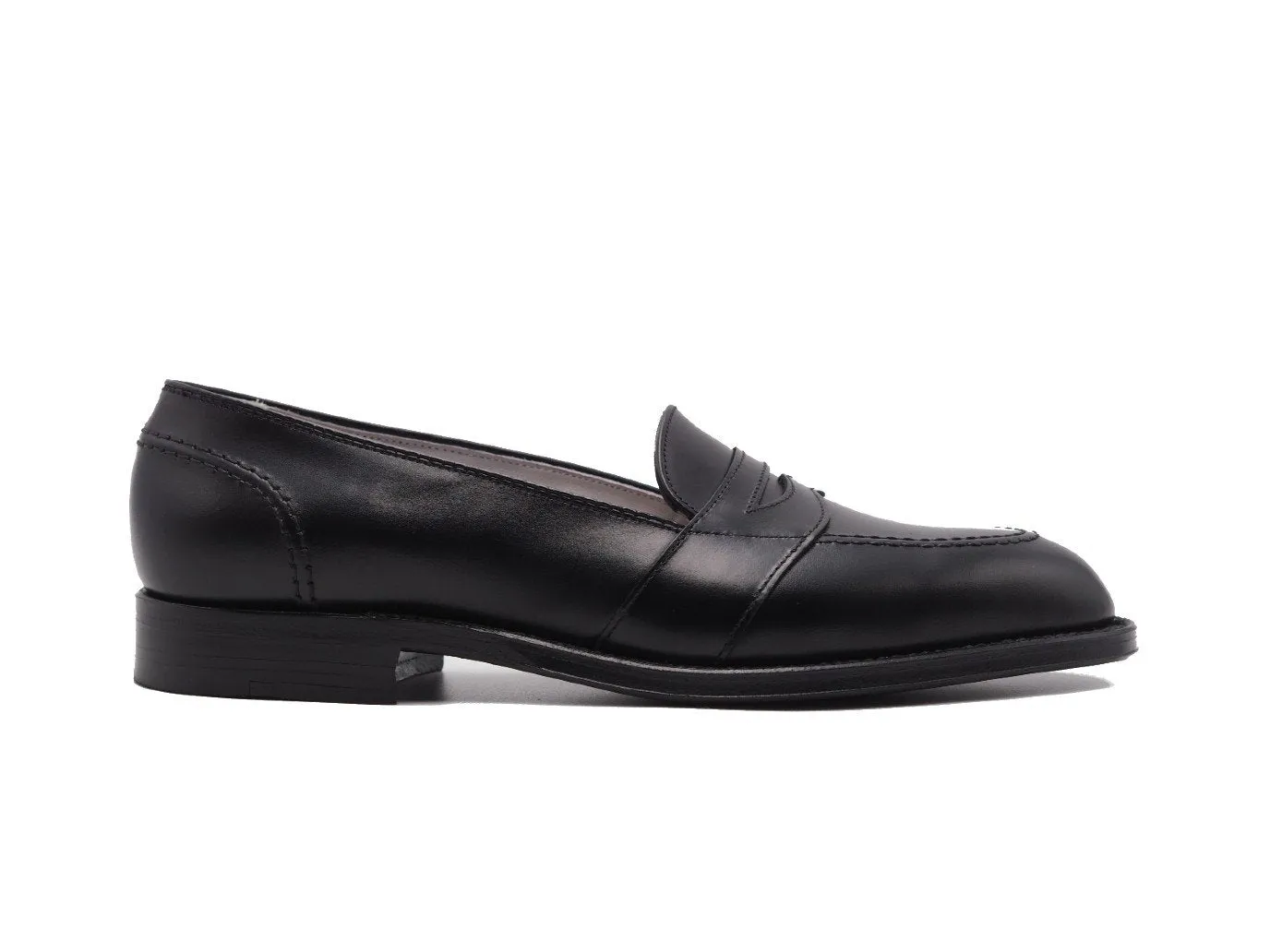 Full Strap Slip-On Black Calf