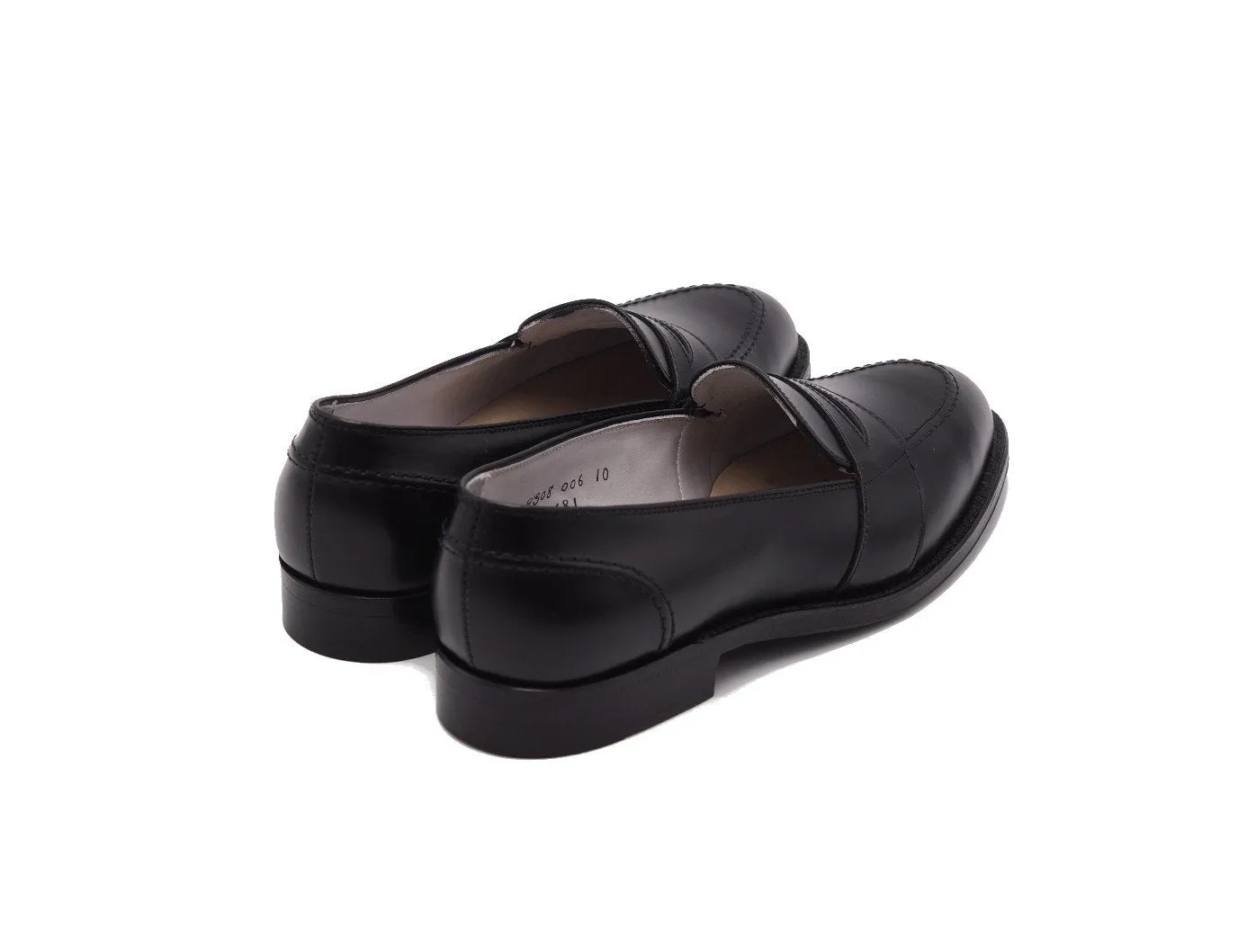 Full Strap Slip-On Black Calf