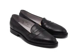Full Strap Slip-On Black Calf