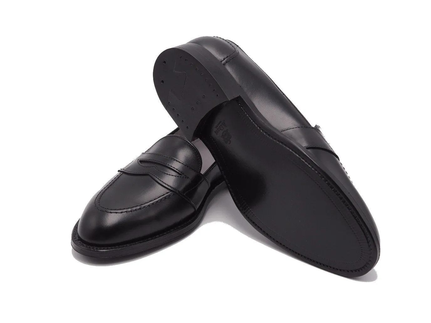 Full Strap Slip-On Black Calf