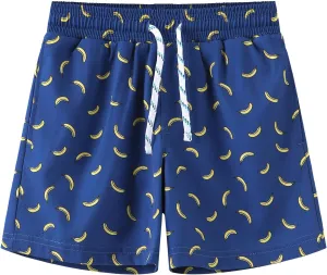HODOSPORTS Boys Swim Trunks Swimwear Bathing Suits Swim Shorts with Pockets