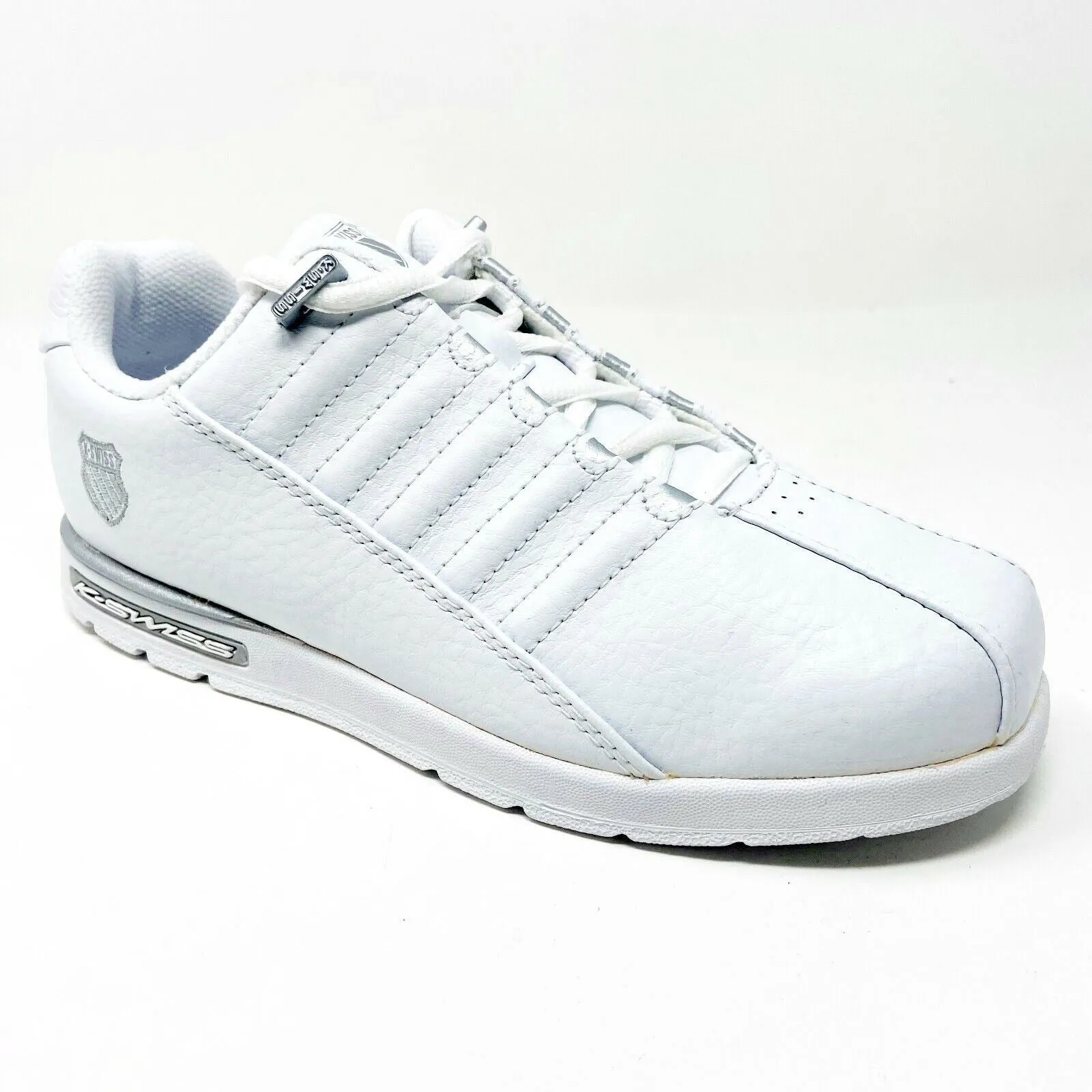 K-Swiss Denrock White Platinum Child Kids Casual Shoes 51281147