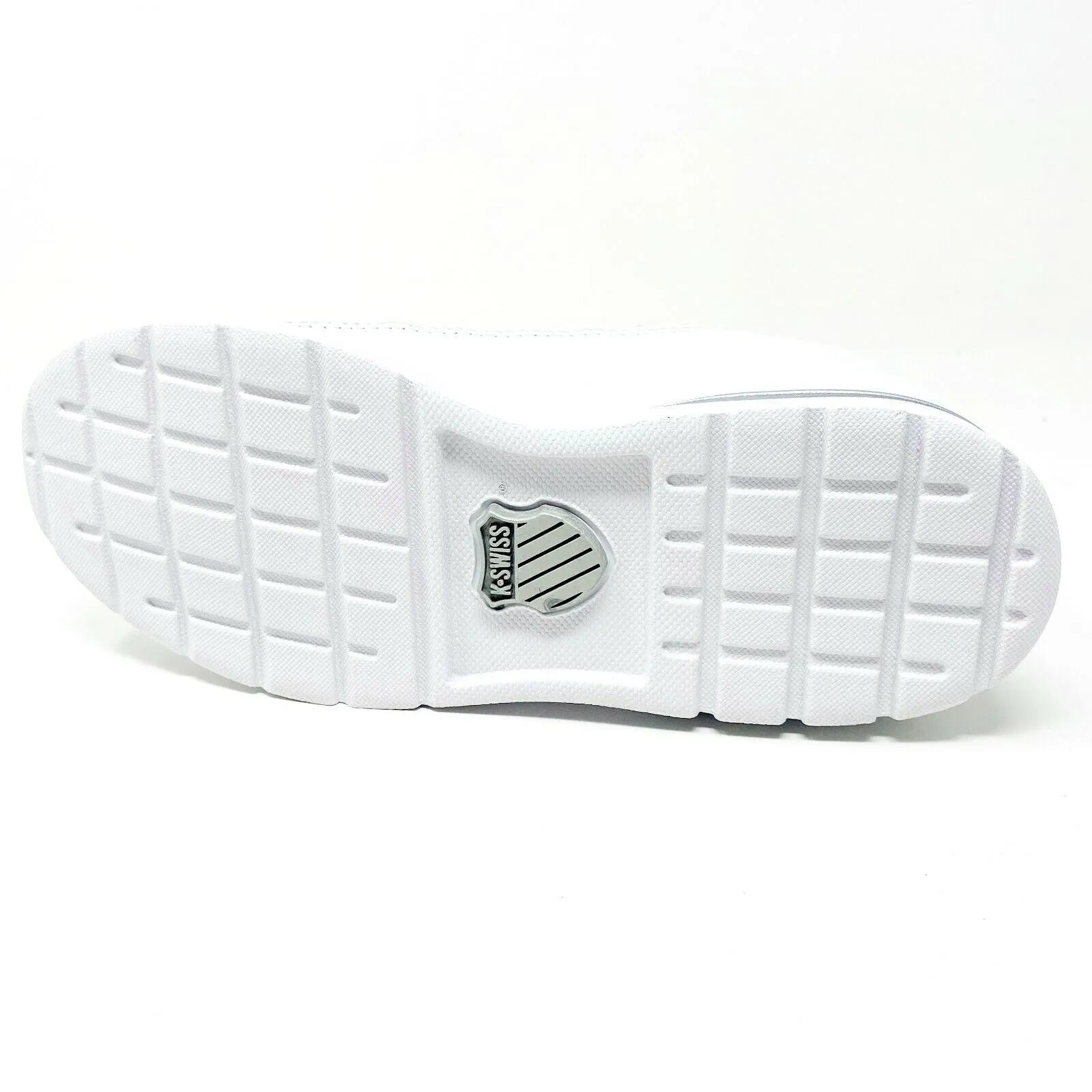 K-Swiss Denrock White Platinum Child Kids Casual Shoes 51281147