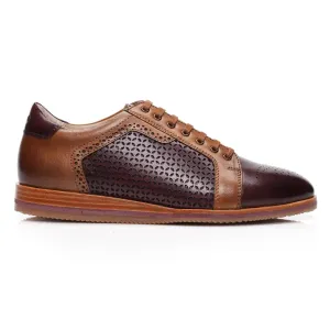 Mccoy Marko Full grain crust Men's classic formals Bordo and Tan