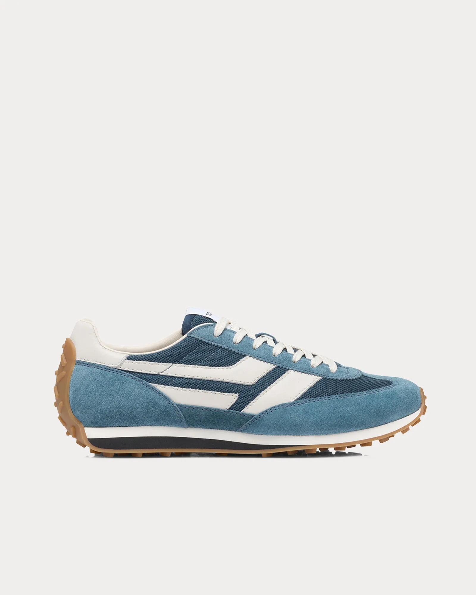 Mick Suede Steel Blue / Amber Low Top Sneakers
