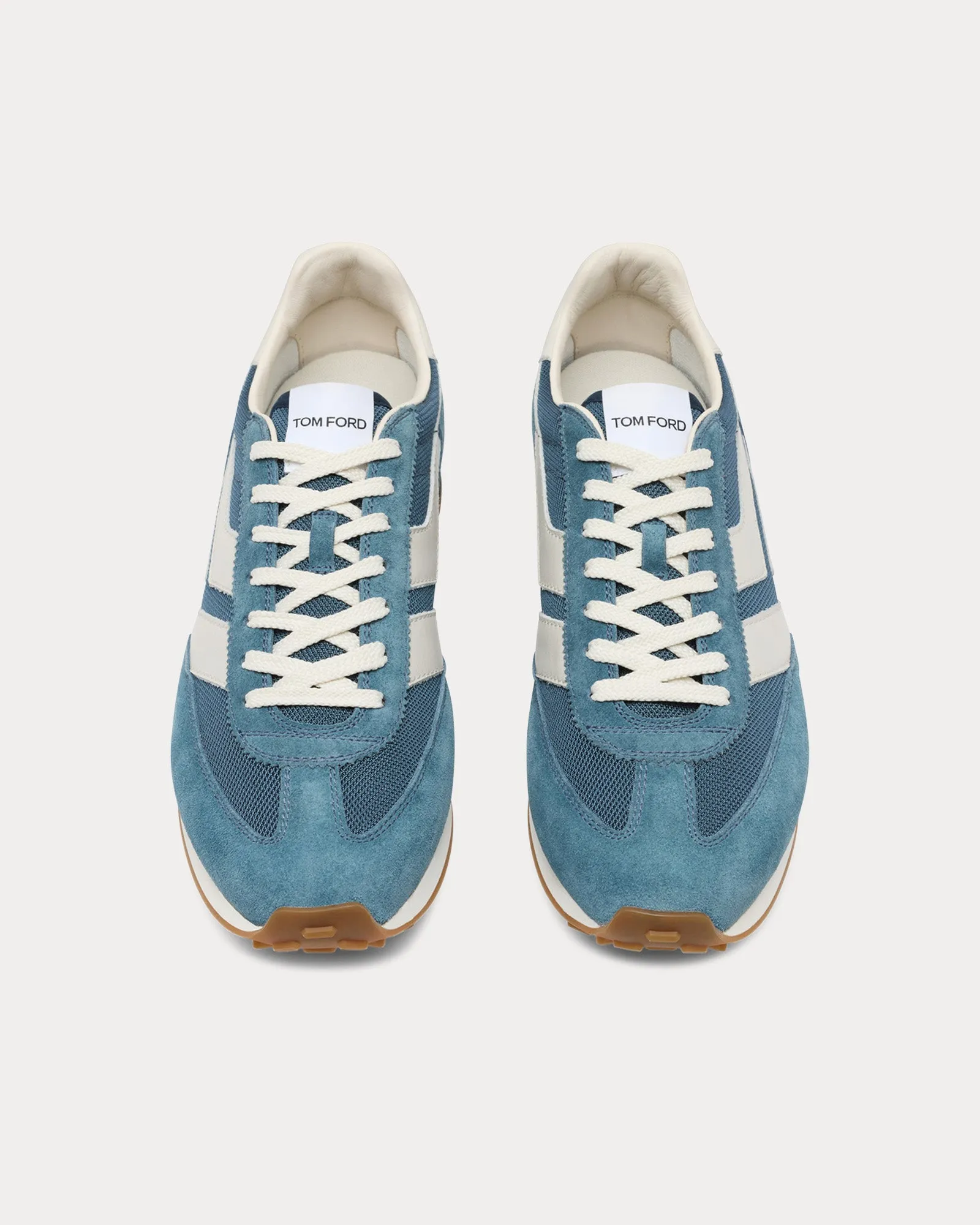 Mick Suede Steel Blue / Amber Low Top Sneakers