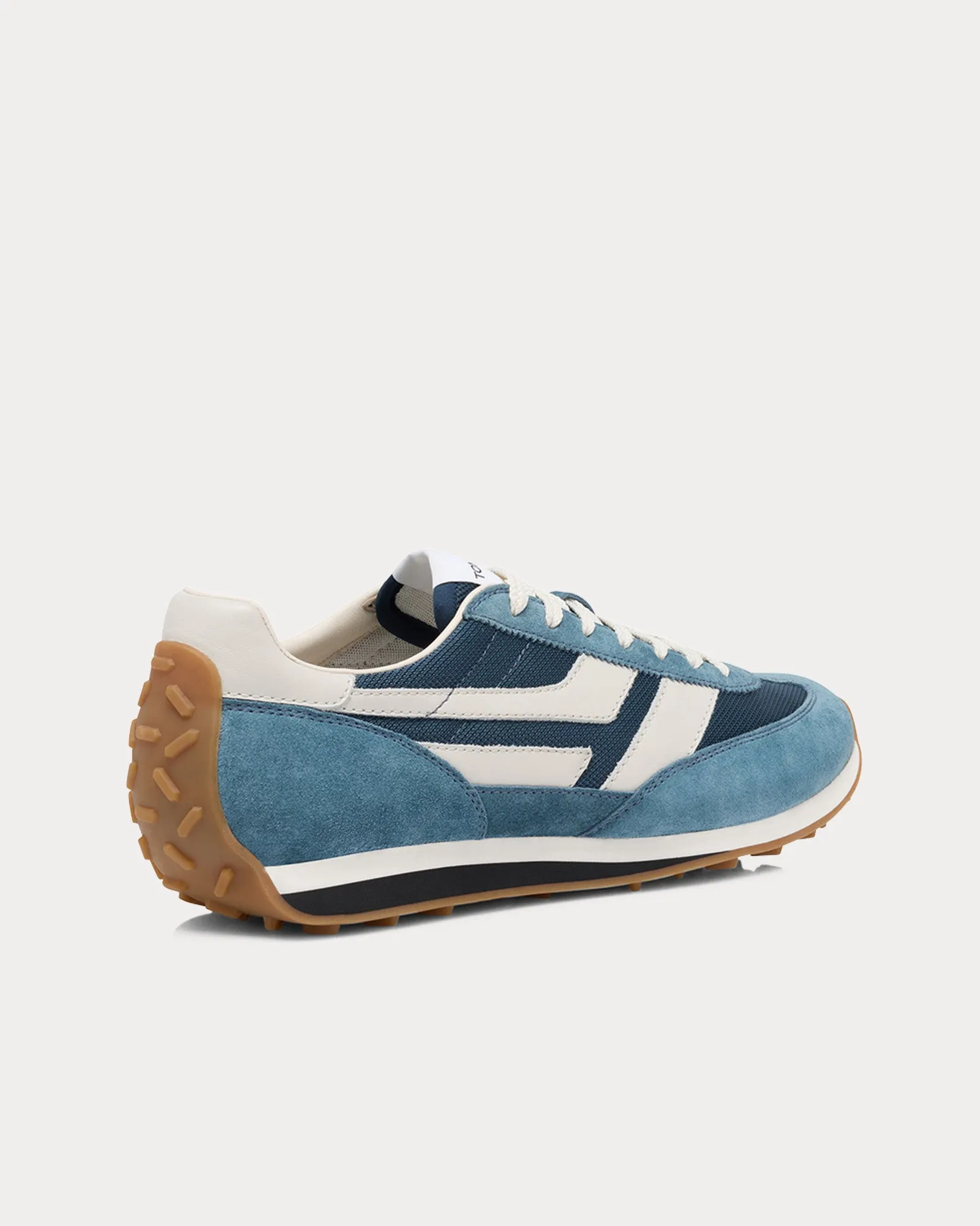 Mick Suede Steel Blue / Amber Low Top Sneakers