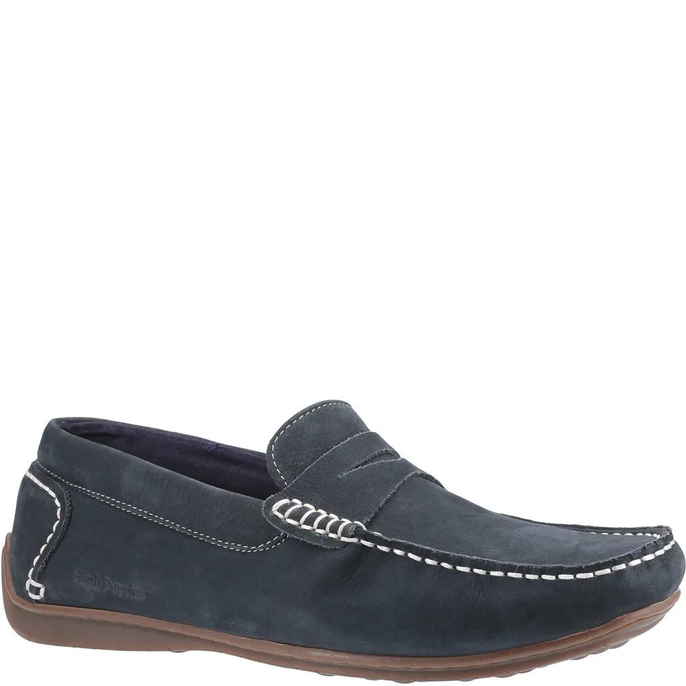 Navy Roscoe Slip-On Loafers