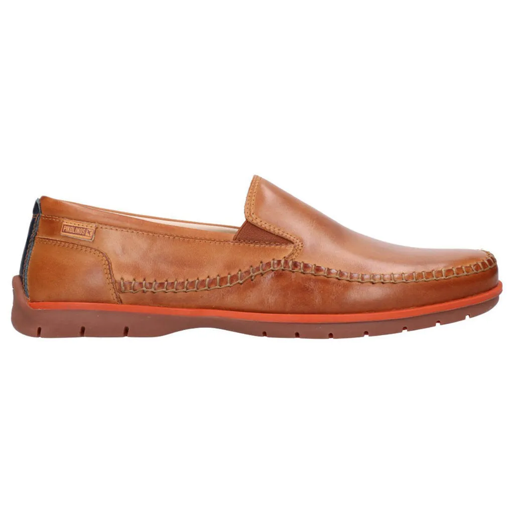 Pikolinos Marbella Calfskin Leather Men's Slip-on Shoes