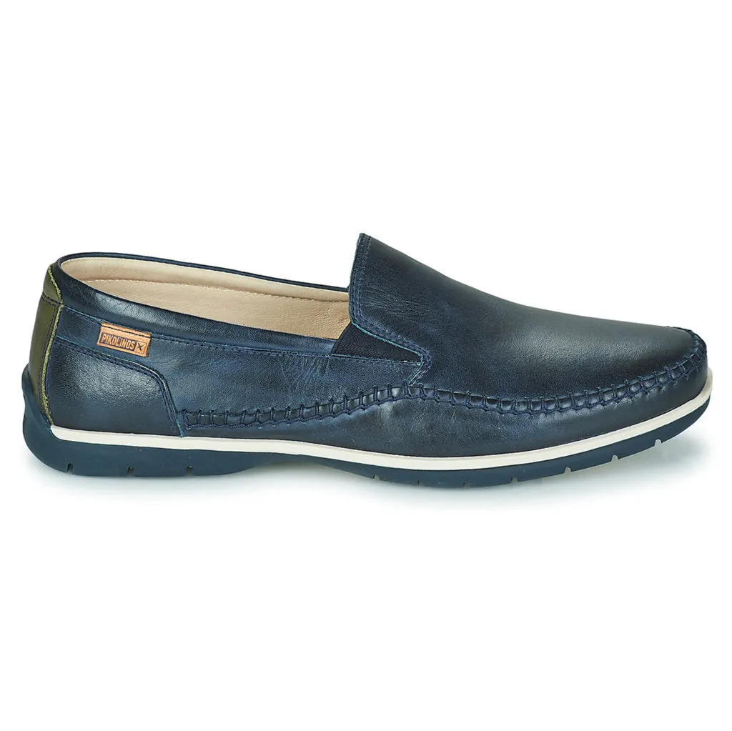 Pikolinos Marbella Calfskin Leather Men's Slip-on Shoes
