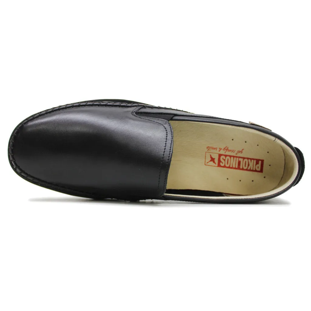 Pikolinos Marbella Calfskin Leather Men's Slip-on Shoes