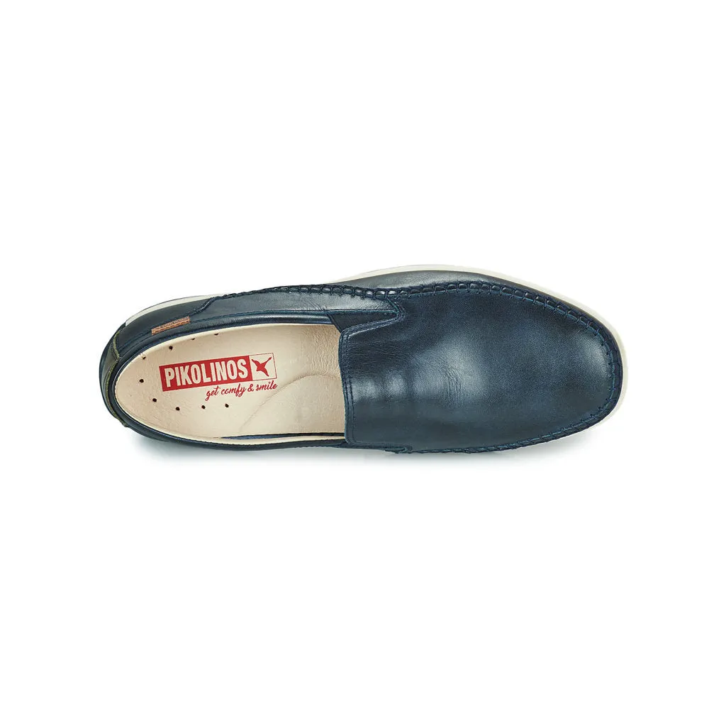 Pikolinos Marbella Calfskin Leather Men's Slip-on Shoes