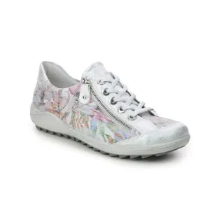 Remonte Women's Lace & Zip Sneakers- Multicolor