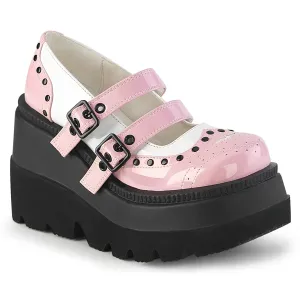 SHAKER-27 DemoniaCult Baby Pink Sexy Women's Heels & Platform Shoes (Alternative Footwear)