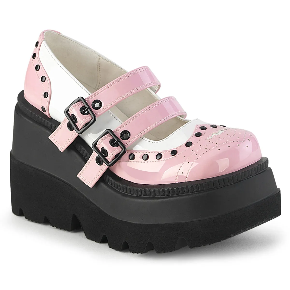 SHAKER-27 DemoniaCult Baby Pink Sexy Women's Heels & Platform Shoes (Alternative Footwear)