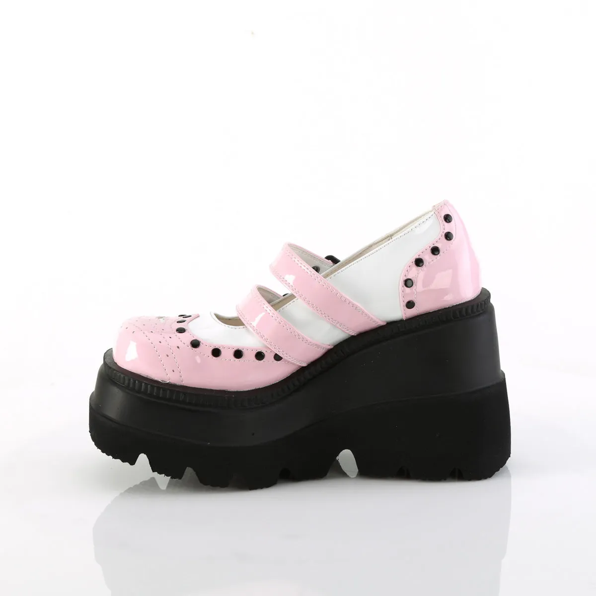 SHAKER-27 DemoniaCult Baby Pink Sexy Women's Heels & Platform Shoes (Alternative Footwear)