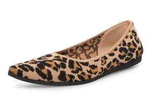 Steve Madden Womens Leopard Ramone Pointed-Toe Slip-On Loafer Shoe
