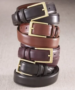 Tanned Cowhide Dress Belt