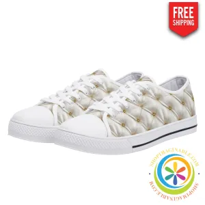 Under Dress Bridal Ladies Low Top Canvas Shoes