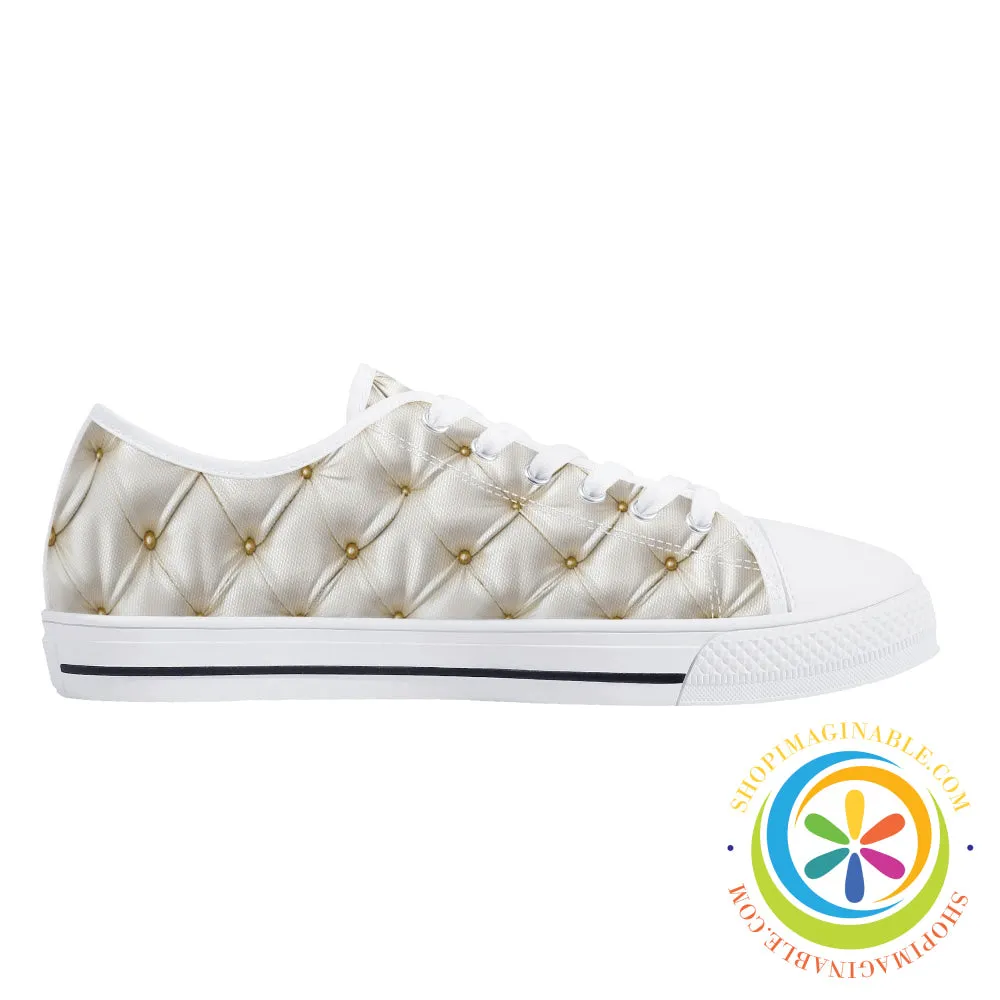 Under Dress Bridal Ladies Low Top Canvas Shoes