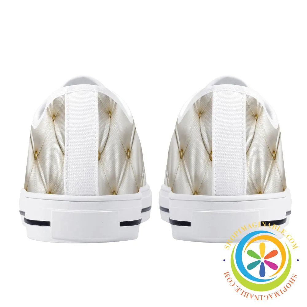 Under Dress Bridal Ladies Low Top Canvas Shoes