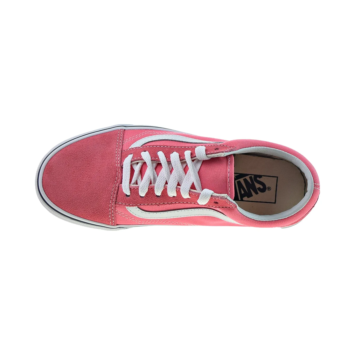 Vans Old Skool Men's Shoes Strawberry Pink-True White