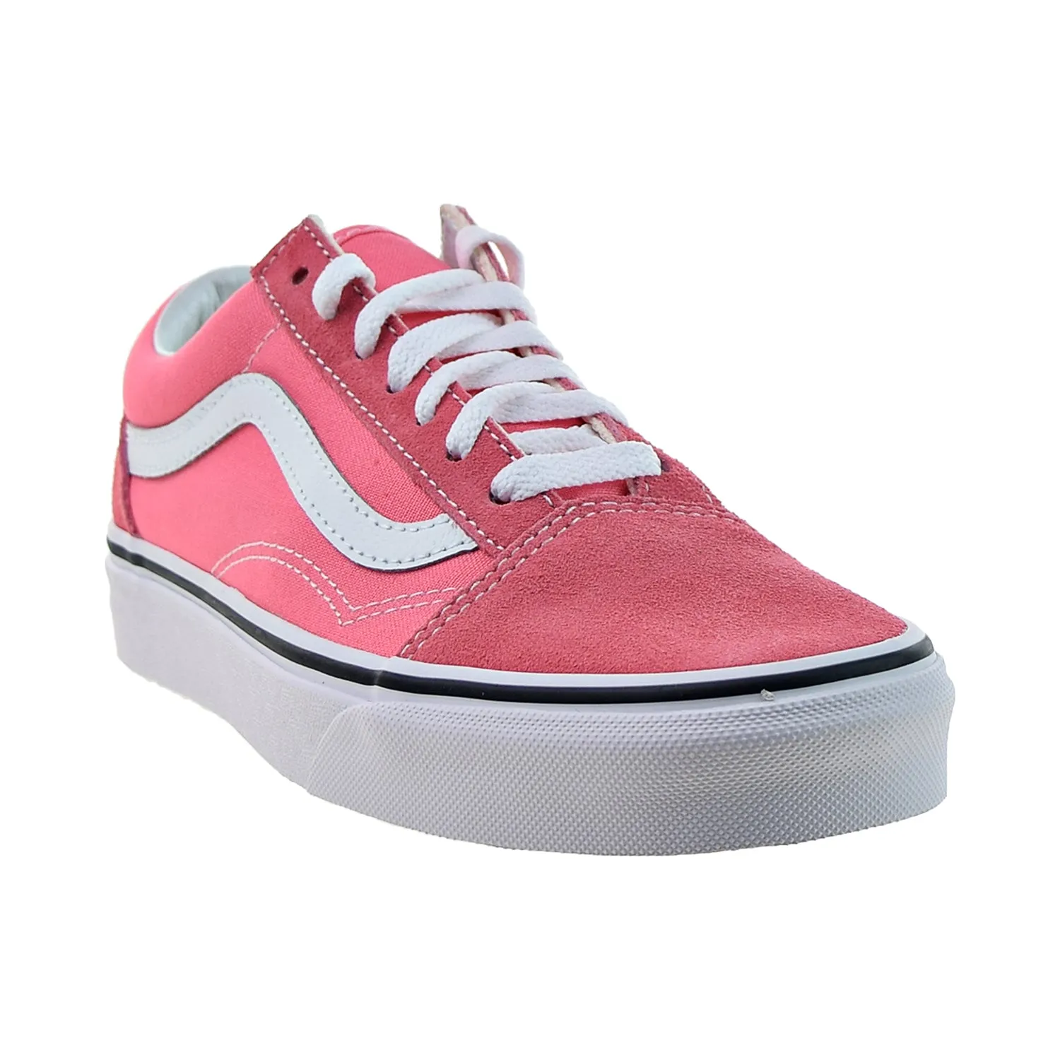Vans Old Skool Men's Shoes Strawberry Pink-True White