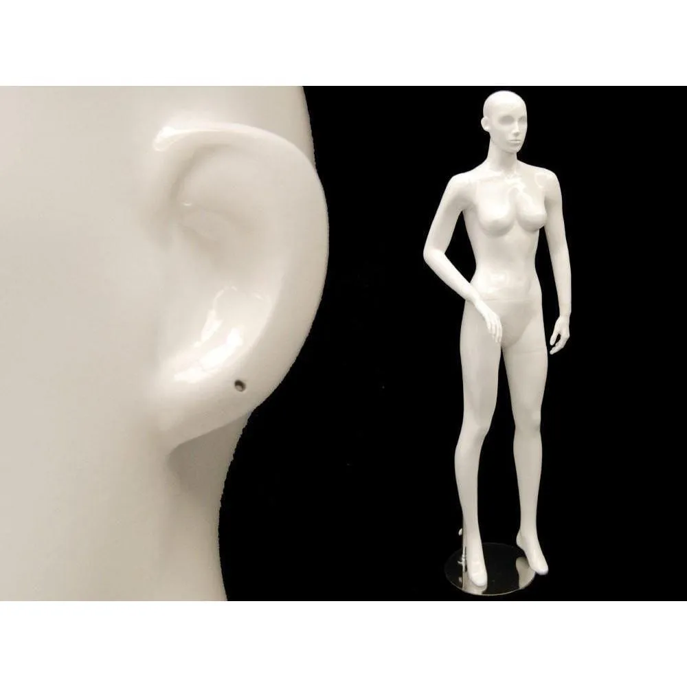 White Abstract Female Mannequin MM-ANNA01