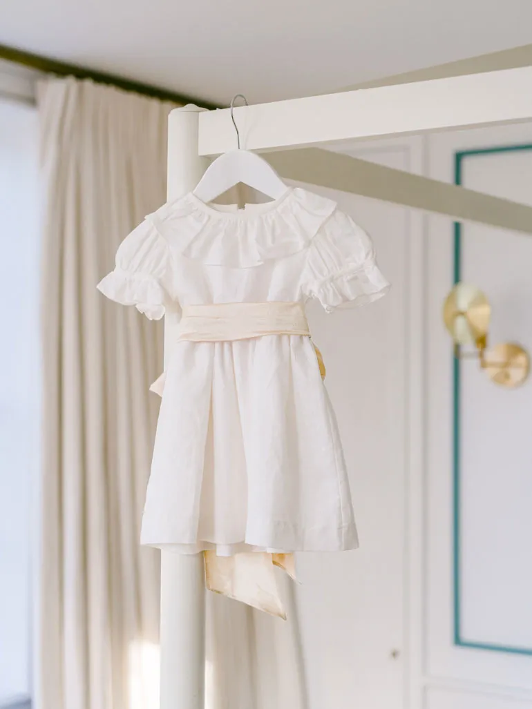 White Vega Ceremony Girl Dress